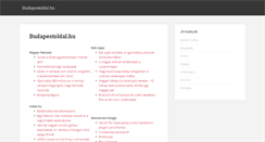 Desktop Screenshot of budapestoldal.hu